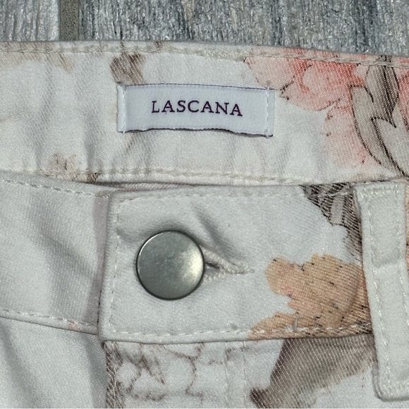 LASCANA Skinny Muted Floral Denim Jean Leggings Jeggings Euro 34 US 2-4 - Picture 5 of 13